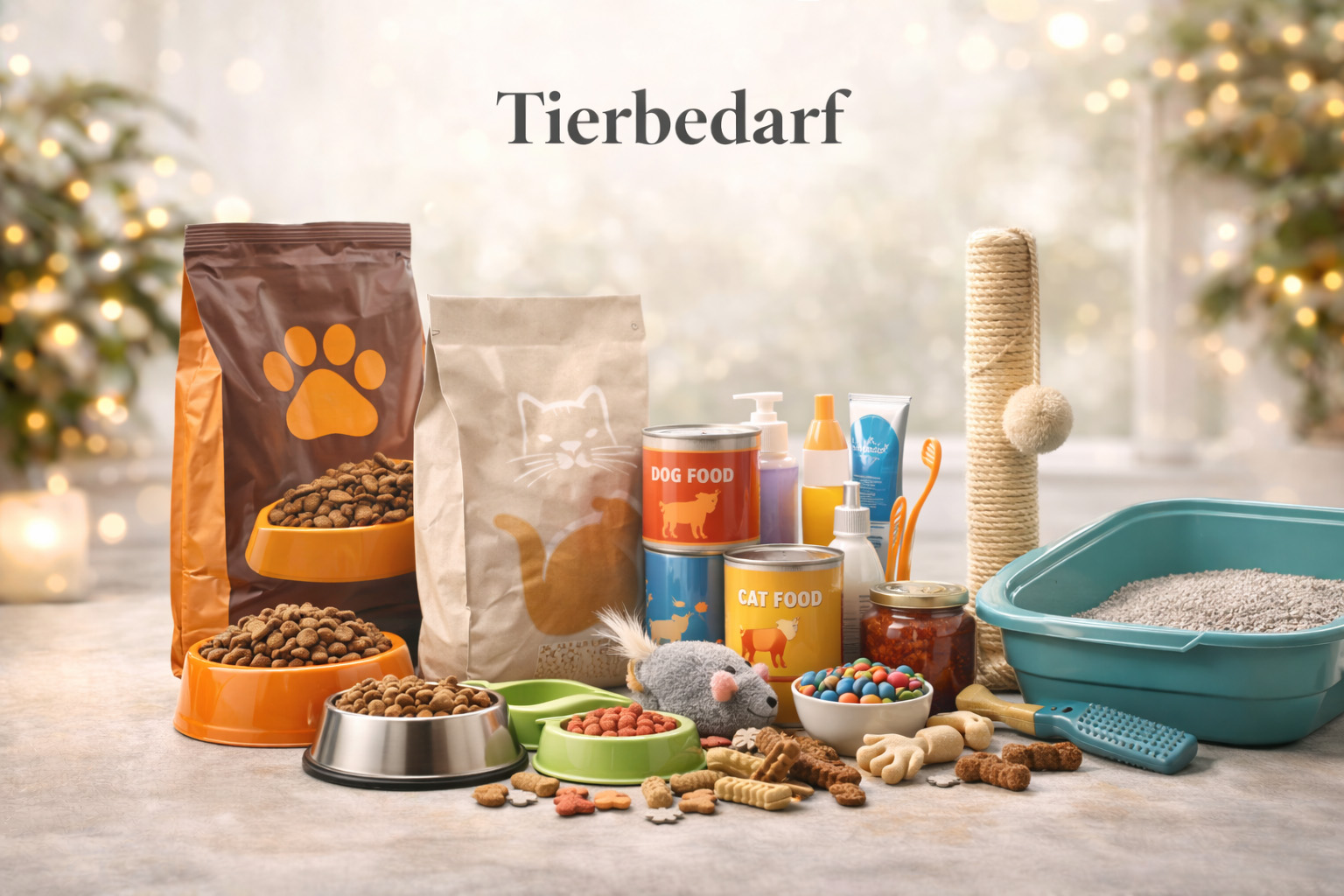 Tierbedarf für Hund, Katze und Kleintiere