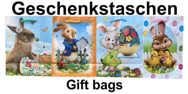 Geschenkstaschen für Ostern