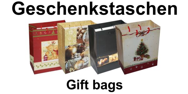 Geschenkstaschen für Weihnachten