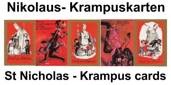 Nikolaus- und Krampuskarten