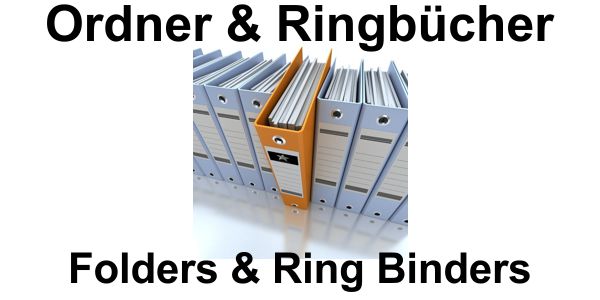 Ordner und Ringbücher bei RZOnlinehandel
