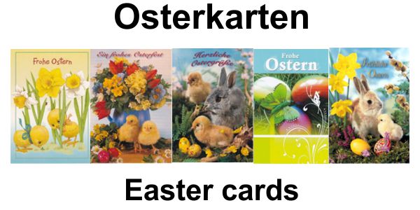 Oster-Karten & Billets