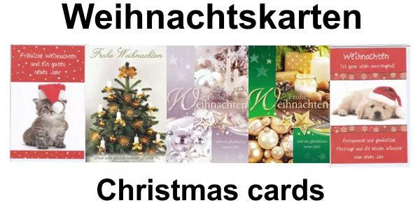 Weihnachtskarten & Billets