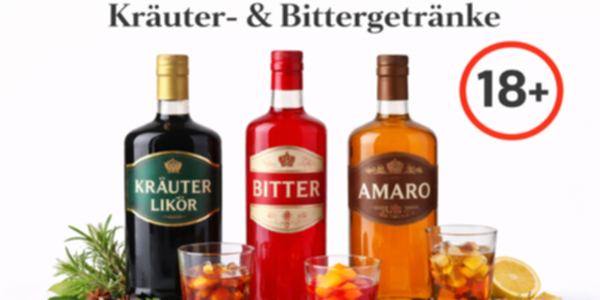 Kräuter und Bittergetränke online kaufen aromatische Spirituosen genießen