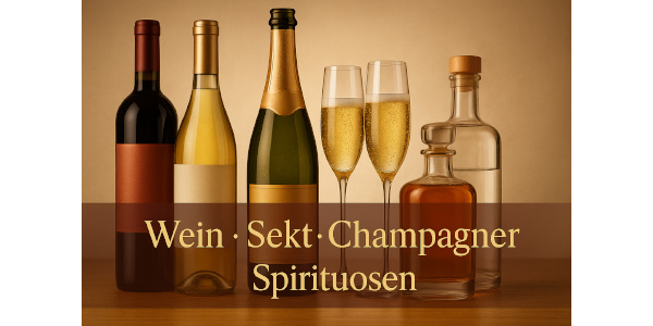 Wein, Sekt, Champagner & Spirituosen Genuss für besondere Momente