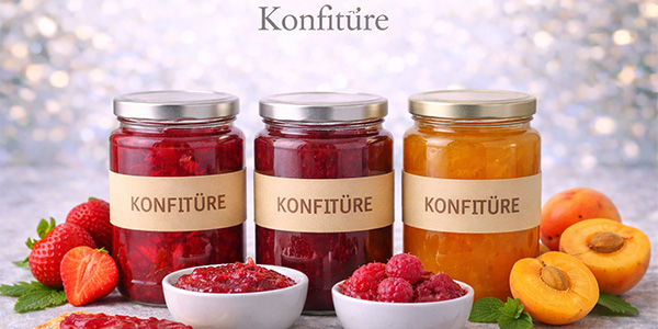 Konfitüre fruchtiger Genuss für Frühstück & Desserts