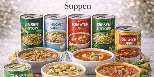 Suppen genussfertig aus der Konserve