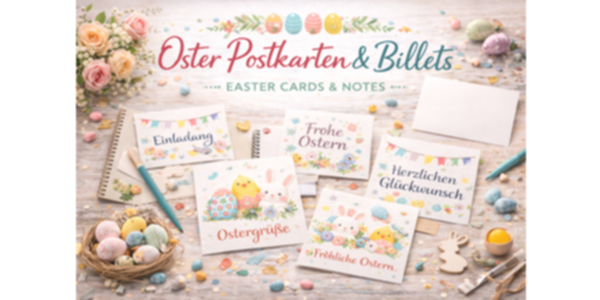 Oster Postkarten und Billets kaufen für persönliche Grüße