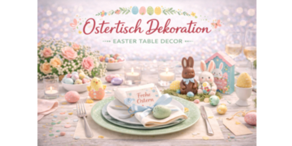 Ostertisch Dekoration kaufen für festliche Tischgestaltung
