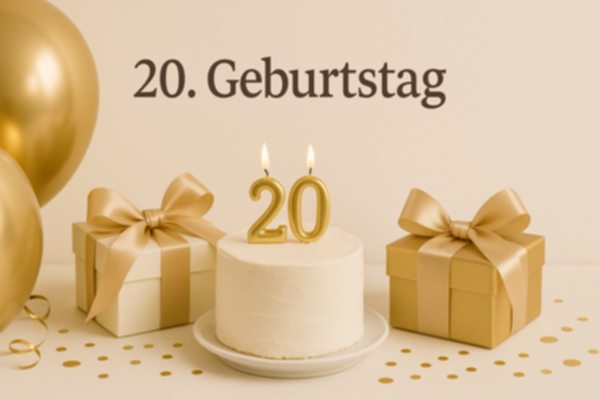 20.Geburtstag feiern! Ideen, Deko & Geschenke, Jung & Stylisch