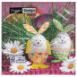 Preview: Paper+Design Osterserviette Bunny eggs 33cmx33cm 20 Stück