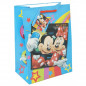 Preview: Disney Geschenkstasche Mickey Mouse 18 cm x 23 cm x 10 cm