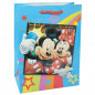 Preview: Disney Geschenkstasche Mickey Mouse 18 cm x 23 cm x 10 cm