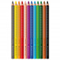 Preview: Faber Castell Buntstifte Jumbo Grip 12er Etui mit Spitzer