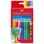 Preview: Faber-Castell Buntstifte  Jumbo Grip 12er Etui mit Spitzer
