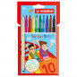 Preview: Filzstift und Fineliner in einem - STABILO Trio 2 in 1 - 10er Pack mit 10 verschiedenen Farben