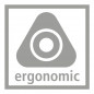 Preview: Ergonomischer Dreikant-Bleistift für Rechtshänder - STABILO EASYgraph in orange - 2er Pack - Härtegrad HB