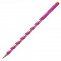 Preview: Schmaler Dreikant-Bleistift für Rechtshänder - STABILO EASYgraph S in pink - 2er Pack - Härtegrad HB