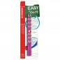 Preview: Schmaler Dreikant-Bleistift für Rechtshänder - STABILO EASYgraph S in pink - 2er Pack - Härtegrad HB