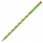 Preview: Schmaler Dreikant-Bleistift für Rechtshänder - STABILO EASYgraph S in grün - 2er Pack - Härtegrad HB