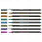 Preview: Premium Metallic-Filzstift - STABILO Pen 68 metallic - 8er Metalletui - mit 8 verschiedenen Metallic-Farben