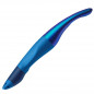 Preview: Ergonomischer Tintenroller für Rechtshänder - STABILO EASYoriginal Holograph Edition in blau -  Einzelstift - Schreibfarbe blau (löschbar) - inklusive Patrone