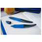 Preview: Ergonomischer Tintenroller für Rechtshänder - STABILO EASYoriginal Holograph Edition in blau -  Einzelstift - Schreibfarbe blau (löschbar) - inklusive Patrone