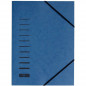 Preview: PAGNA Aktenumschlag A4 mit Gummizug blau