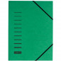 Preview: PAGNA Aktenumschlag A4 mit Gummizug grün