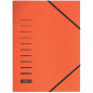 Preview: PAGNA Aktenumschlag A4 mit Gummizug orange