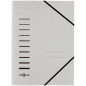 Preview: PAGNA Aktenumschlag A4 mit Gummizug hellgrau