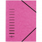 Preview: PAGNA Aktenumschlag A4 mit Gummizug dunkelrosa