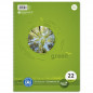 Preview: Ursus Green Collegeblock A4 80 Blatt 70g/qm 5mm kariert 4-Loch