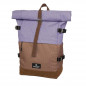 Preview: Walker Lifestyle Rucksack Roll Up Two Lavender / Biscuit