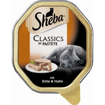 Sheba Schale Classics in Pastete mit Ente & Huhn  22x85g