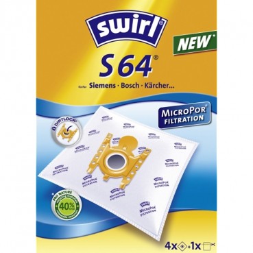 swirl S64/S66 MicroPor Staubsaugerbeutel