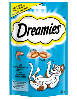 Dreamies mit Lachs Katzensnack 6x60g