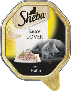 Sheba Schale Sauce Lover mit Huhn 22x85g