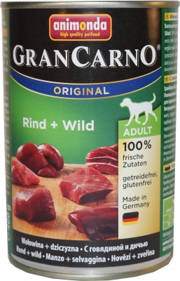 Animonda Dose GranCarno Adult Rind & Wild 6x400g