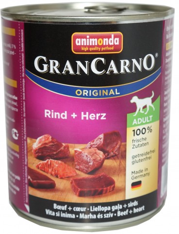 Animonda GranCarno Adult Rind & Herz  6x800g