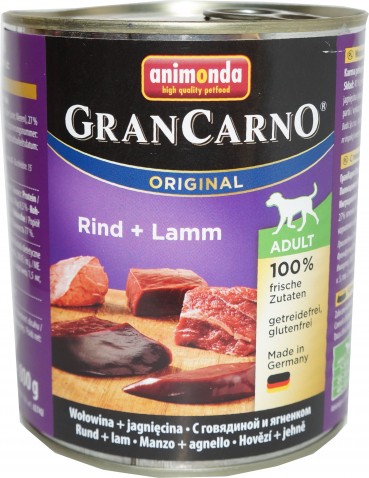 Animonda GranCarno Adult Rind & Lamm 6x800g