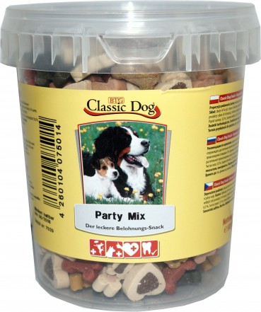 Classic Dog Snack Party Mix Eimer 500g