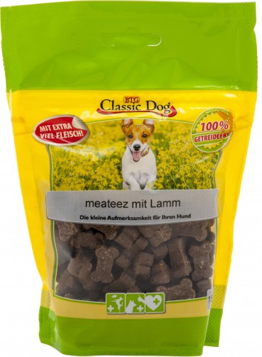 Classic Dog Snack meateez mit Lamm 12x150g