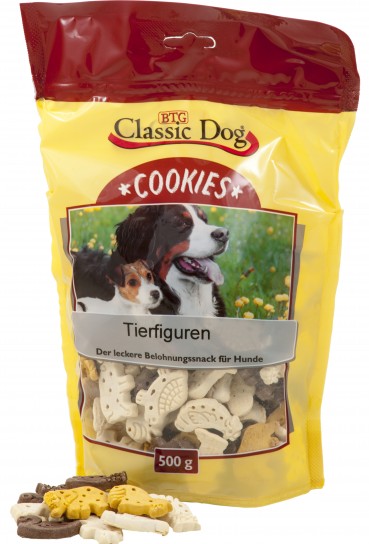 Classic Dog Snack Cookies Tierfiguren 500g