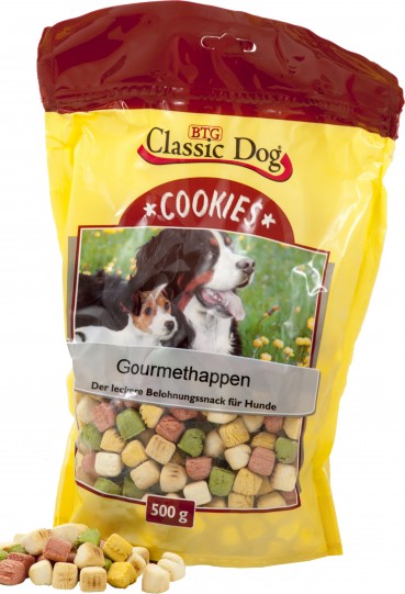 Classic Dog Snack Cookies Gourmethappen 500g