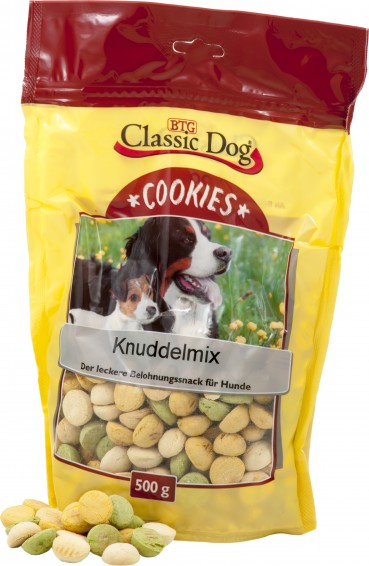 Classic Dog Snack Cookies Knuddelmix 500g