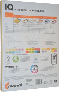 IQ Kopierkarton Intensivfarben A4 160 g/qm sortiert