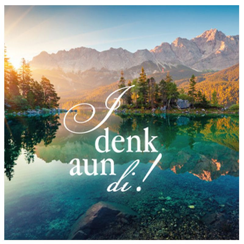 Preview: Hofer-Kerzen Premium 4 Tage Motivlicht, I denk aun di!