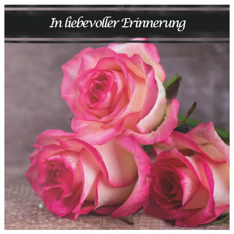 Preview: Hofer-Kerzen Premium 7 Tage Motivlicht, In liebevoller Erinnerung