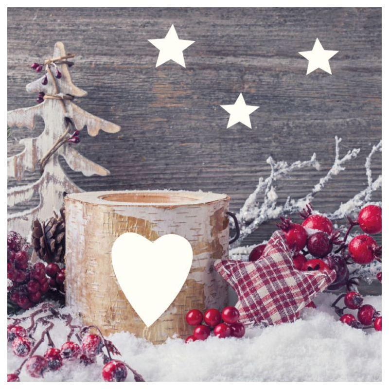 Preview: Hofer-Kerzen Premium 7 Tage Motivlicht, WEIHNACHTSZEIT